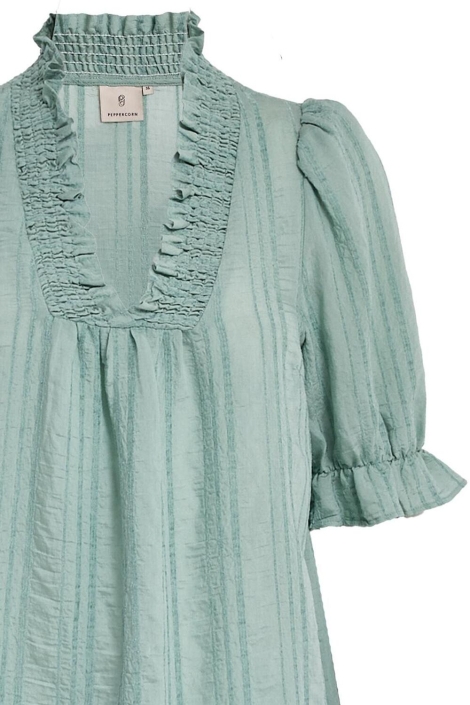 Peppercorn pc8219 gry short blouse